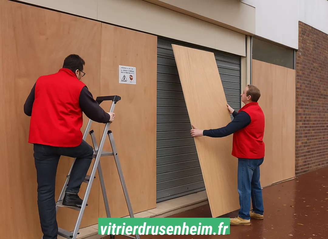 Mise en sécurité fermeture provisoire Drusenheim
