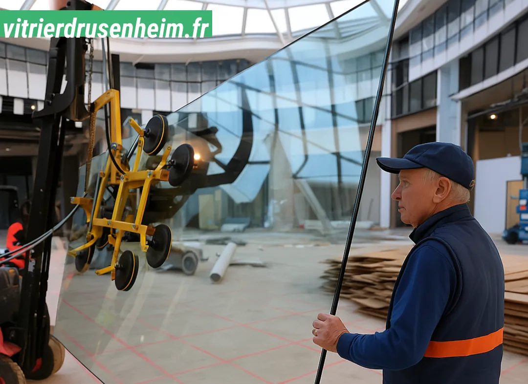 Remplacement de vitrine magasin Drusenheim